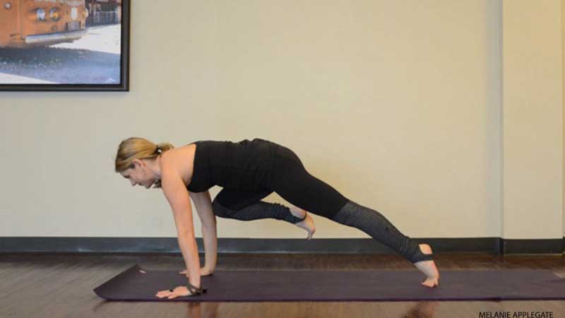 knee to elbow power yoga